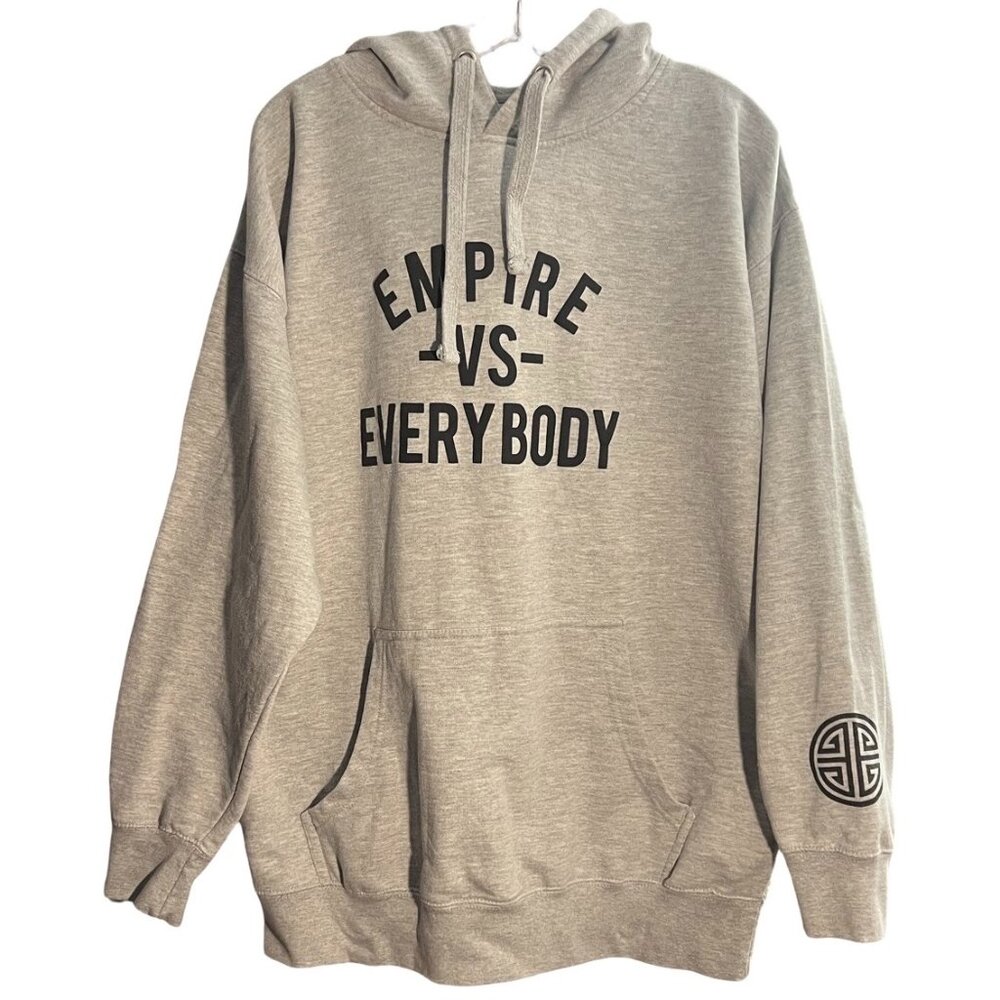 Empire Records / EMPIRE vs EVERYBODY Hoodie (Grey) Size 2XL